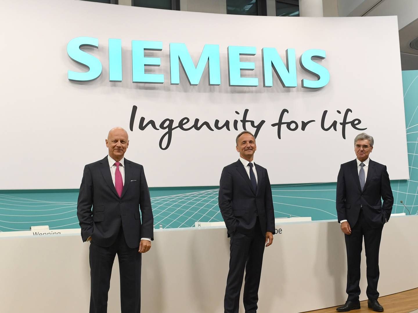 Ledelsen i Siemens. | Foto: Siemens AG/press.siemens.com