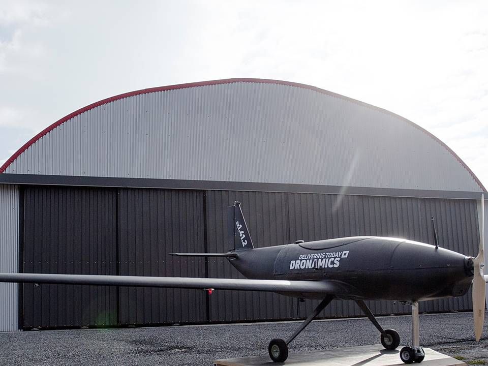 En af Dronamics' droner, der ifølge selskabet kan fragte 350 kilo varer over en distance på op til 2500 kilometer. | Foto: PR/Dronamics