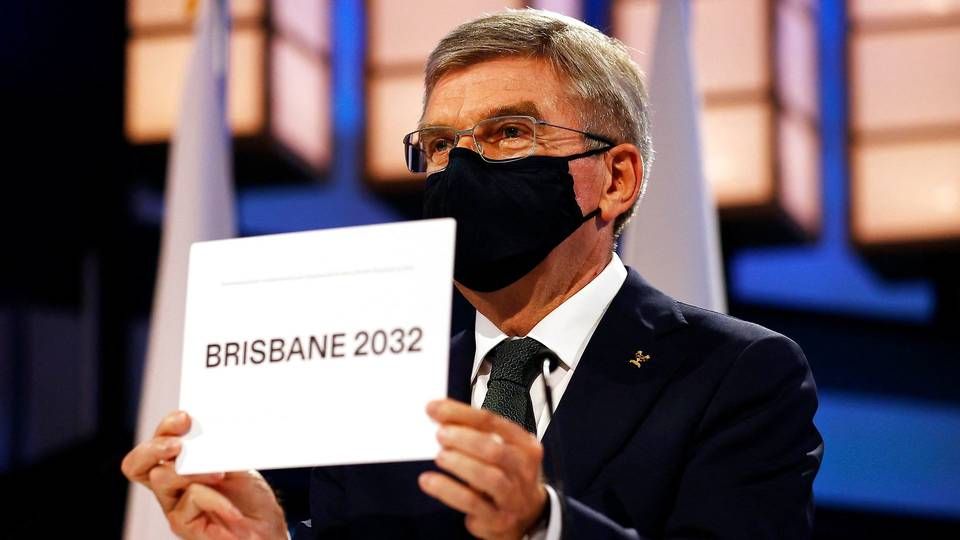 IOC-præsident Thomas Bach annoncerer valget af Brisbane som vært for sommer-OL 2032. | Foto: Toru Hanai/AFP/Ritzau Scanpix/AFP / POOL