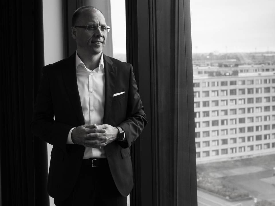Frank Vang-Jensen er topchef i Nordea. | Foto: Gregers Tycho/ERH