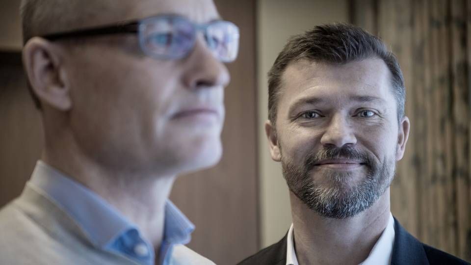 Steen Bagger-Sørensen (tv.) og Claus Bagger-Sørensen. | Foto: Joachim Ladefoged/ERH