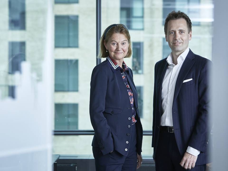 Gunn Wærsted, forkvinde, og Anders Marcus, stifter og direktør, fra Obton Group | Foto: Obton Group / PR