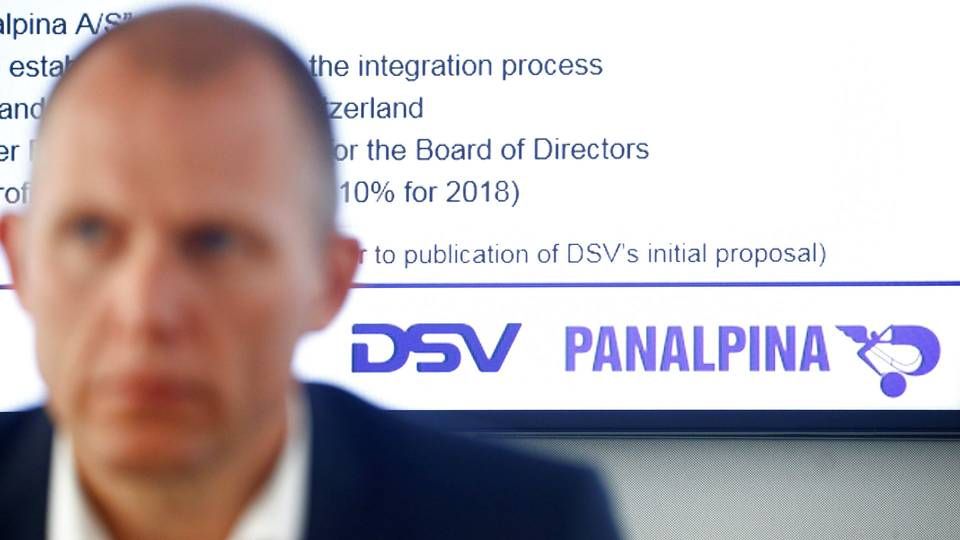 DSV Panalpina's adm. direktør Jens Bjørn Andersen i forbindelse med opkøbet af Panalpina i 2019. | Foto: Arnd Wiegmann/Reuters/Ritzau Scanpix