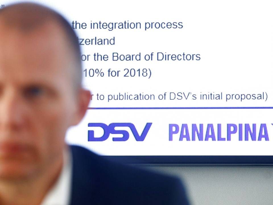 DSV Panalpina's adm. direktør Jens Bjørn Andersen i forbindelse med opkøbet af Panalpina i 2019. | Foto: Arnd Wiegmann/Reuters/Ritzau Scanpix