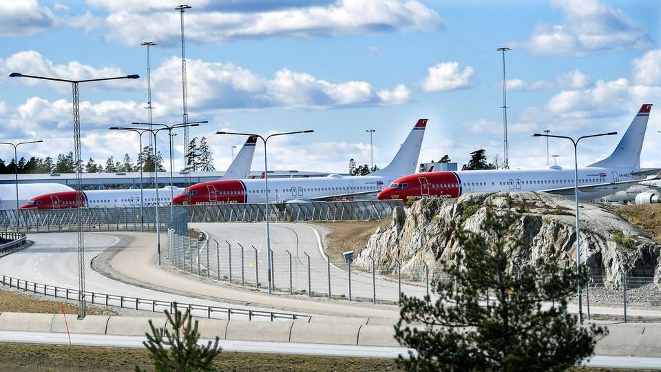 Arlanda lufthavnen i Stockholm i april 2020. | Foto: Anders Wiklund, TT / Reuters / Ritzau Scanpix