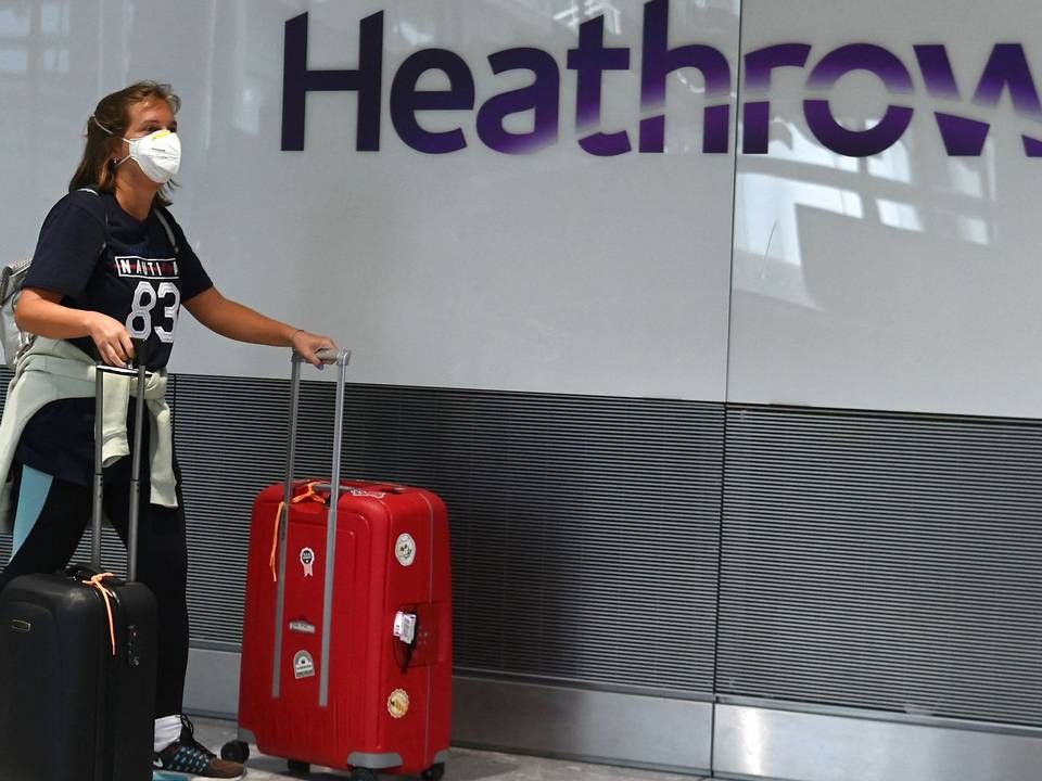 London Heathrow venter et passagertal for hele 2021, der er en smule lavere end i 2020. | Foto: Daniel Leal-Olivas/AFP/Ritzau Scanpix