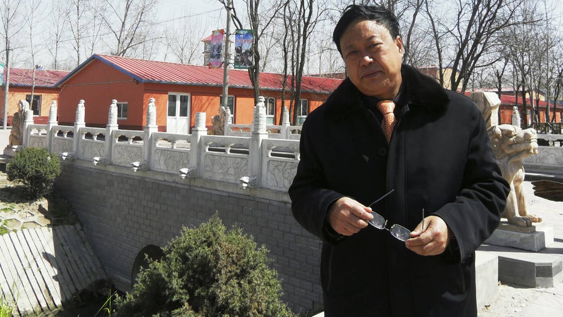Den fremtrædende kinesiske svineproducent Sun Dawu er idømt 18 års fængsel. Han var blandt andet tiltalt for at have organiseret et angreb på embedsfolk og for at "fremprovokere" ballade. Foto er fra april 2020. | Foto: Uncredited/Ritzau Scanpix