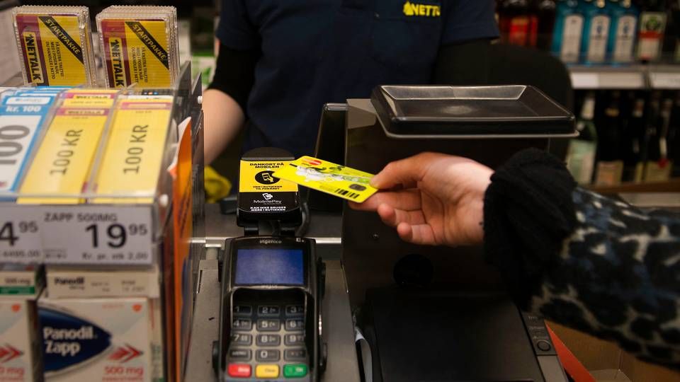 Yourpay lever af at hæve pengene på forbrugernes kreditkort for så at sende dem videre til butikkerne | Foto: Kenneth Lysbjerg Koustrup/Jyllands-Posten/Ritzau Scanpix