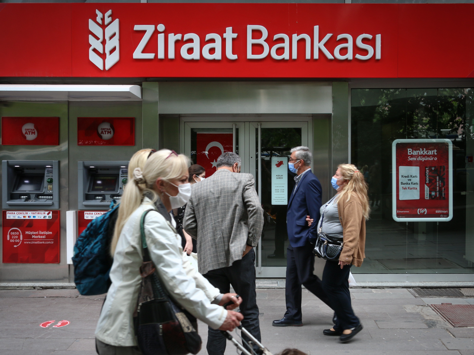 Filiale der Ziraat Bank in Ankara | Foto: picture alliance / ZUMAPRESS.com | Tunahan Turhan