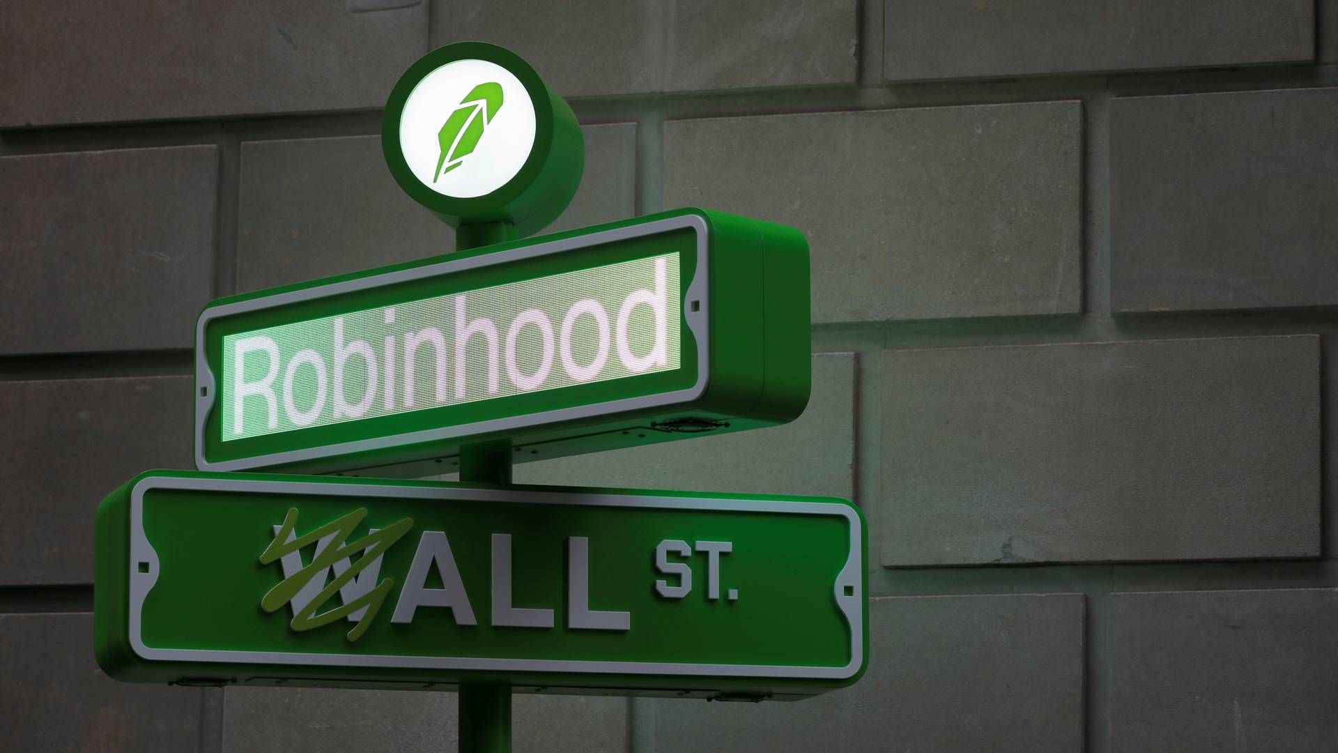 Robinhood er en amerikansk aktieplatform, som netop er blevet børsnoteret. | Foto: Andrew Kelly/REUTERS / X02844