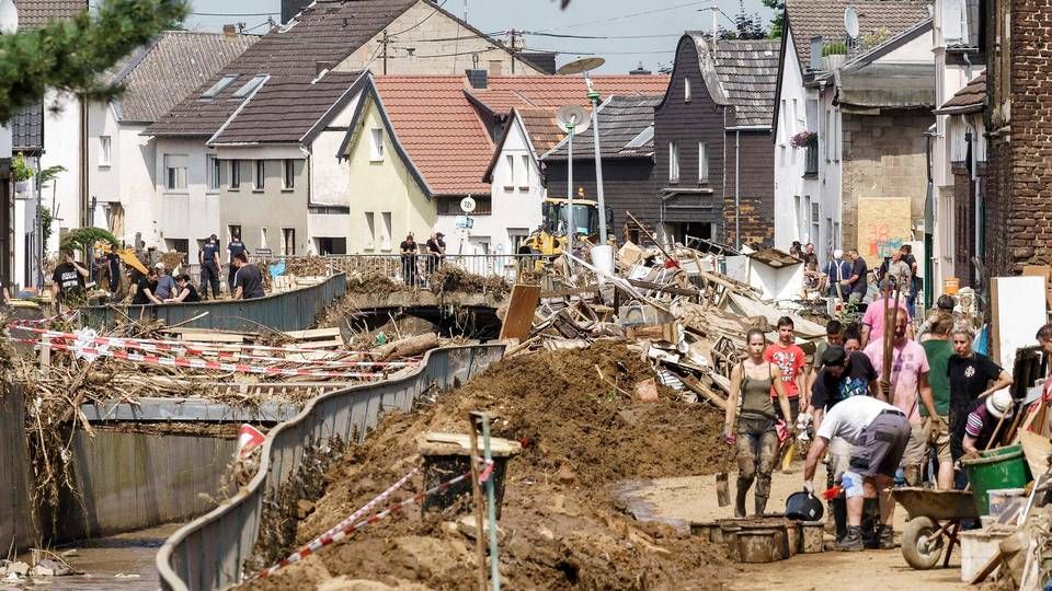Skaderne efter oversvømmelserne i Tyskland bliver enorme. | Foto: Bernd Lauter/AFP/Ritzau Scanpix
