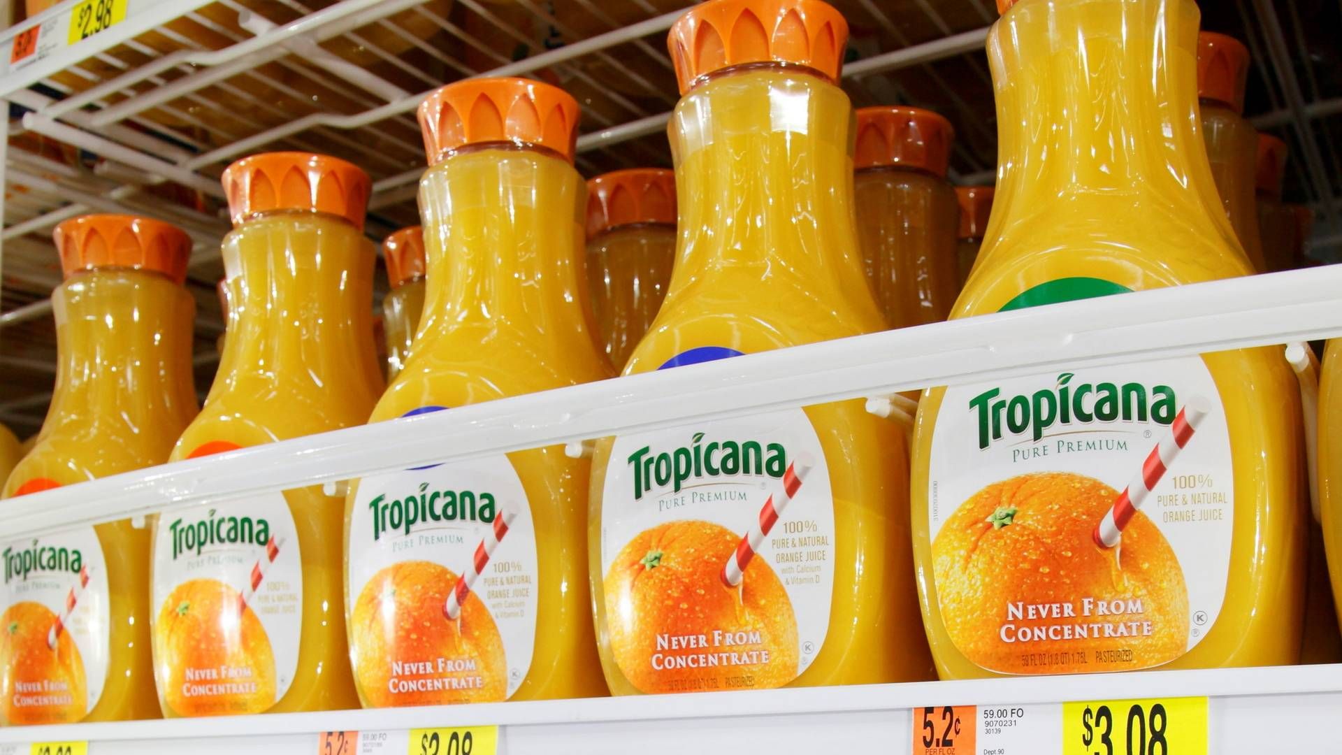 Pepsico sælger bl.a. juicevirksomheden Tropicana i en millardstor handel. | Foto: JOHN GRESS/REUTERS / X01637