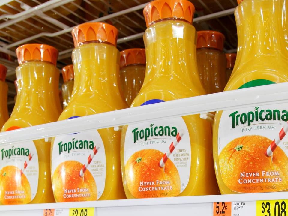 Pepsico sælger bl.a. juicevirksomheden Tropicana i en millardstor handel. | Foto: JOHN GRESS/REUTERS / X01637