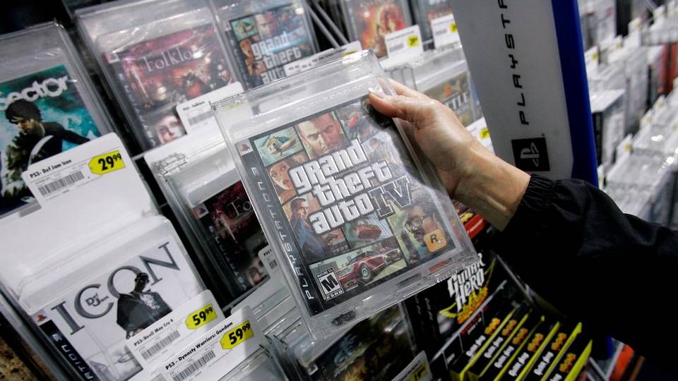 Take-Two ejer de to store udgivelsesetiketter 2K og Rockstar Games. Sidstnævnte står bl.a. bag spilserien Grand Theft Auto. | Foto: Gene J. Puskar/AP/Ritzau Scanpix