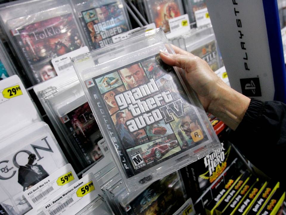 Take-Two ejer de to store udgivelsesetiketter 2K og Rockstar Games. Sidstnævnte står bl.a. bag spilserien Grand Theft Auto. | Foto: Gene J. Puskar/AP/Ritzau Scanpix