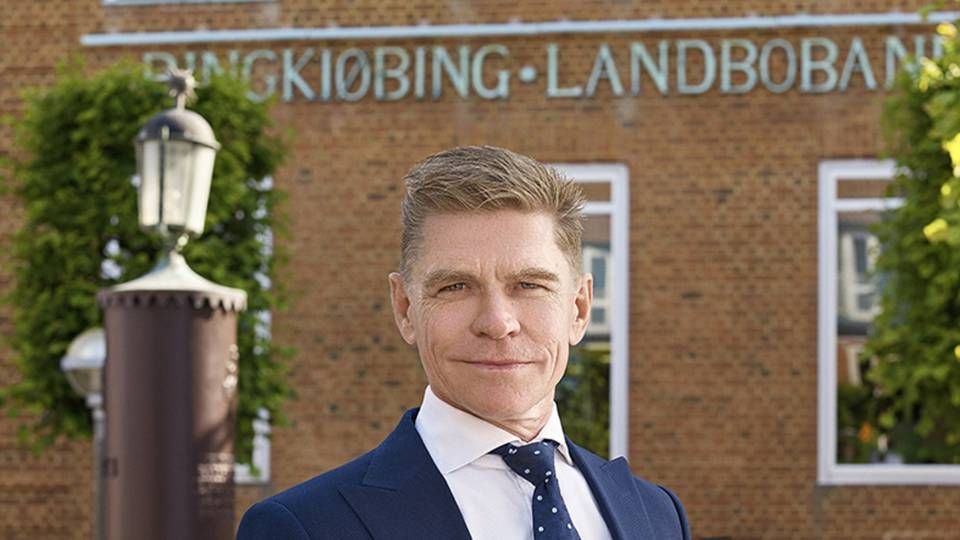 Adm. direktør John Fisker fra Ringkjøbing Landbobank. | Foto: Ringkøbing Landbobank/PR