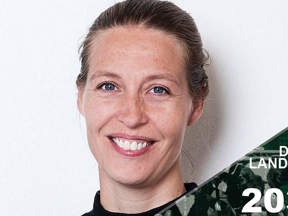 Helene Hansen er uddannet økologisk landmand og har siden juni 2021 været landbrugspolitisk rådgiver i Greenpeace. | Foto: PR/Greenpeace, Grafik: Peter Thomsen/Watch Medier