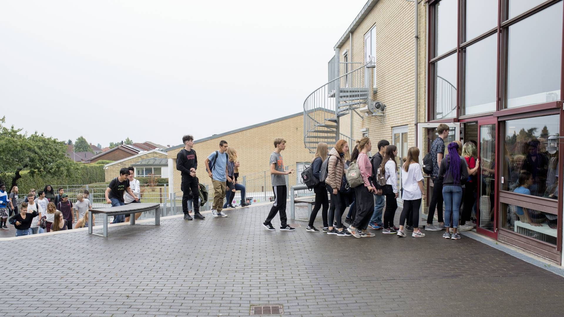 Gymnasier på landet kan have svært ved at optage realkreditlån, da den langsigtede drift ifølge realkreditdirektør er mere udsat end i byerne. | Foto: Andreas Haubjerg