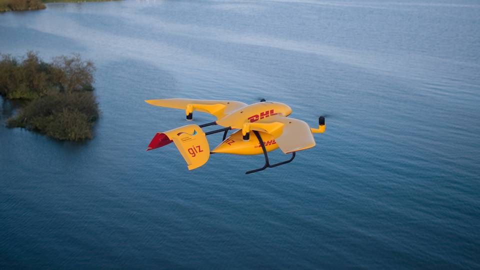 DHL's prototype af en pakke-drone | Foto: DHL / PR
