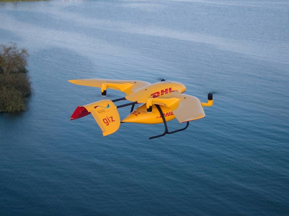 DHL's prototype af en pakke-drone | Foto: DHL / PR