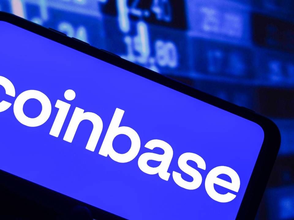 Coinbase-Logo, zu sehen auf einem Smartphone-Bildschrim | Foto: picture alliance / AA | Esra Hacioglu
