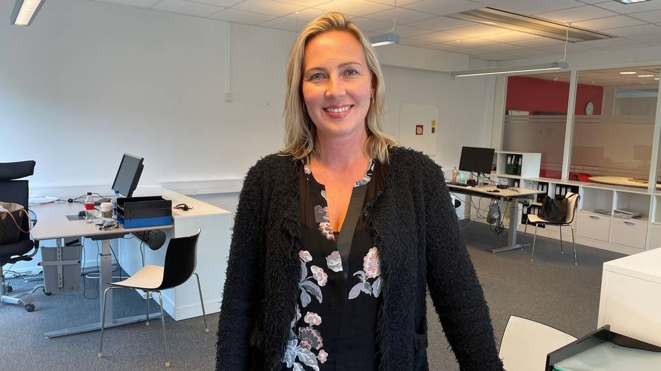 Kathrine G. Aamoth gleder seg til å komme skikkelig i gang i sin nye stilling hos Jbf. | Foto: Ole Gjuv Pedersen/Jbf