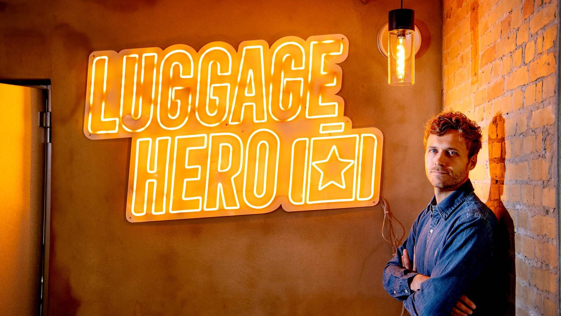 Luggagehero er en af de danske virksomheder, der hidtil har rejst de højeste beløb via investeringscrowdfunding. Virksomheden hentede 11,5 mio. kr. i 2019 fra i alt 740 investorer. Her ses adm. direktør Jannik Lawaetz | Foto: Luggagehero / PR