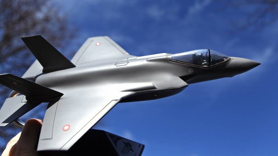 En af forsvarsvirksomhederne er Terma, der bl.a. producerer dele til F-16 fly og kampfly. | Foto: Jens Dresling