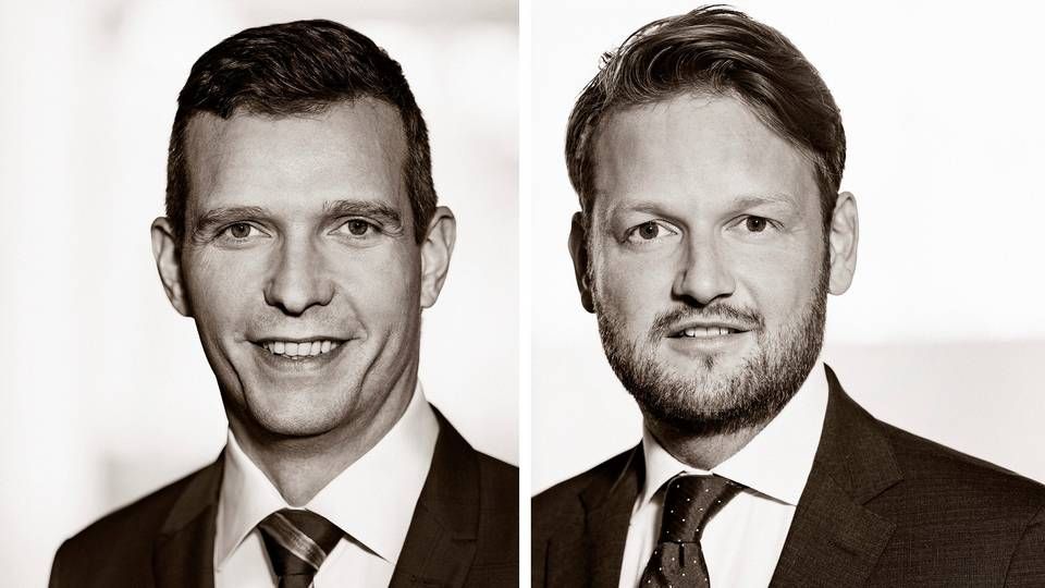 Søren Toft Bjerreskov (tv) og Alessandro Traina er nye partnere hos Horten. | Foto: PR