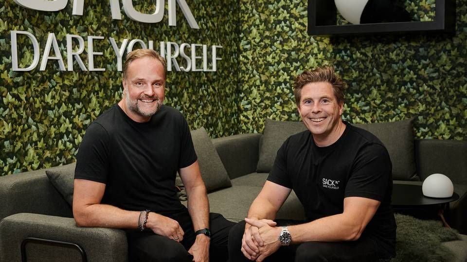 Peter Terkelsen (tv.) og Kristoffer Glerup danner ledelsesmæssigt parløb i SACKit. | Foto: SACK-it
