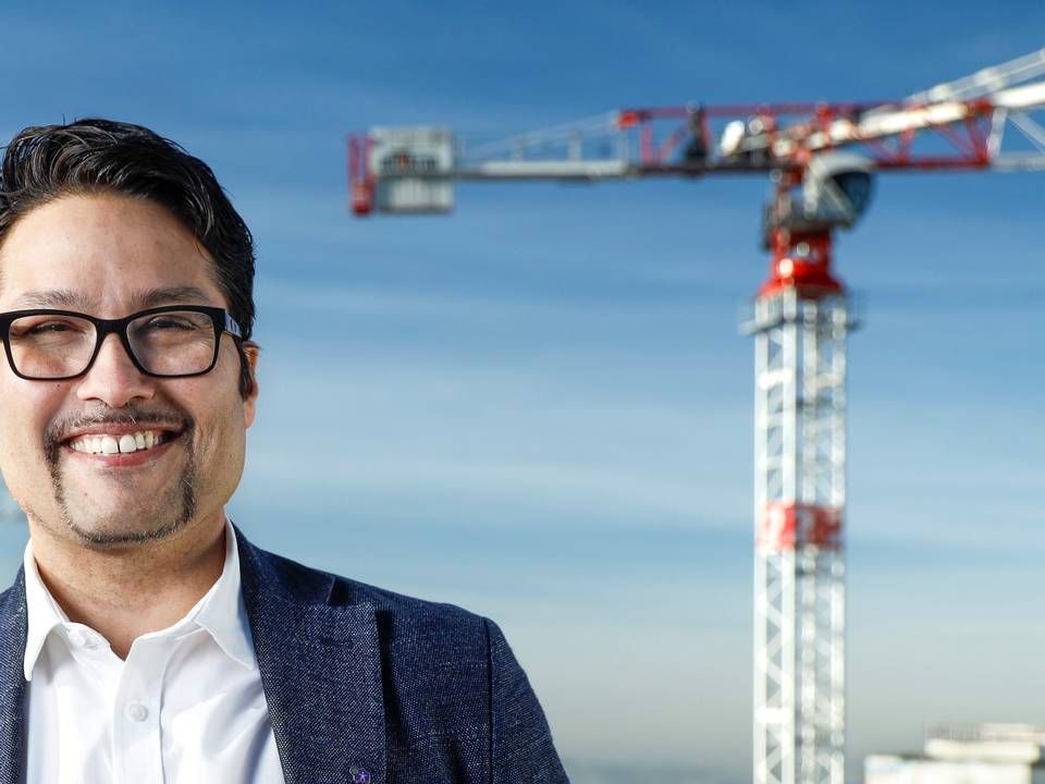 BOLIGTOPP: Daniel Kjørberg Siraj leder Norges største boligbygger som administrerende direktør i Obos. | Foto: Trygve Indrelid