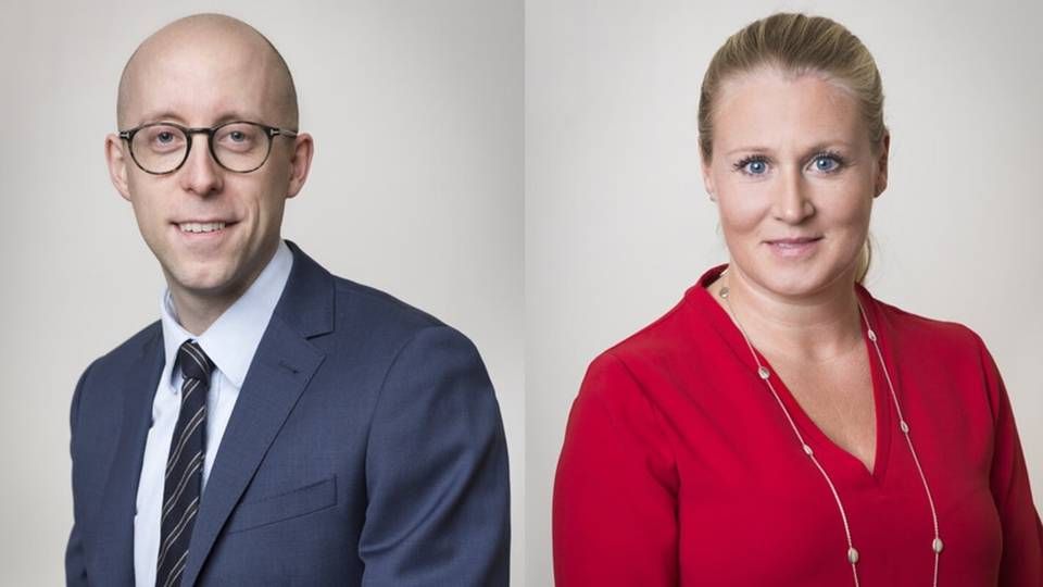 Sebastian Åberg, head of compliance & Karin Haraldsson, portfolio manager, Lannebo Fonder | Photo: PR / Lannebo Fonder