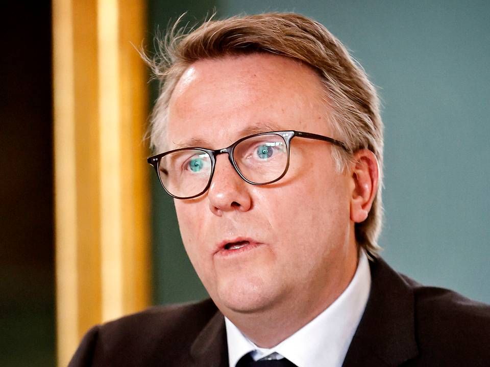 Skatteminister Morten Bødskov (S) lægger i nyt lovforslag op til at give finansielle rådgivere adgang til eskatdata. | Foto: Jens Dresling/Ritzau Scanpix