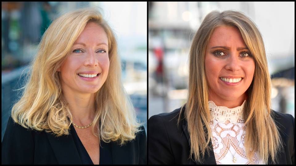 SKIFTER BEITE: Henriette Sønsteby og Anja Grindheim går til nye jobber i Axer Eiendom. | Foto: Axer Eiendom