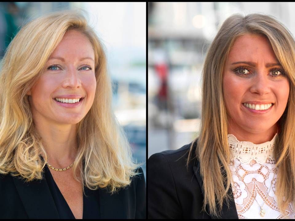 SKIFTER BEITE: Henriette Sønsteby og Anja Grindheim går til nye jobber i Axer Eiendom. | Foto: Axer Eiendom