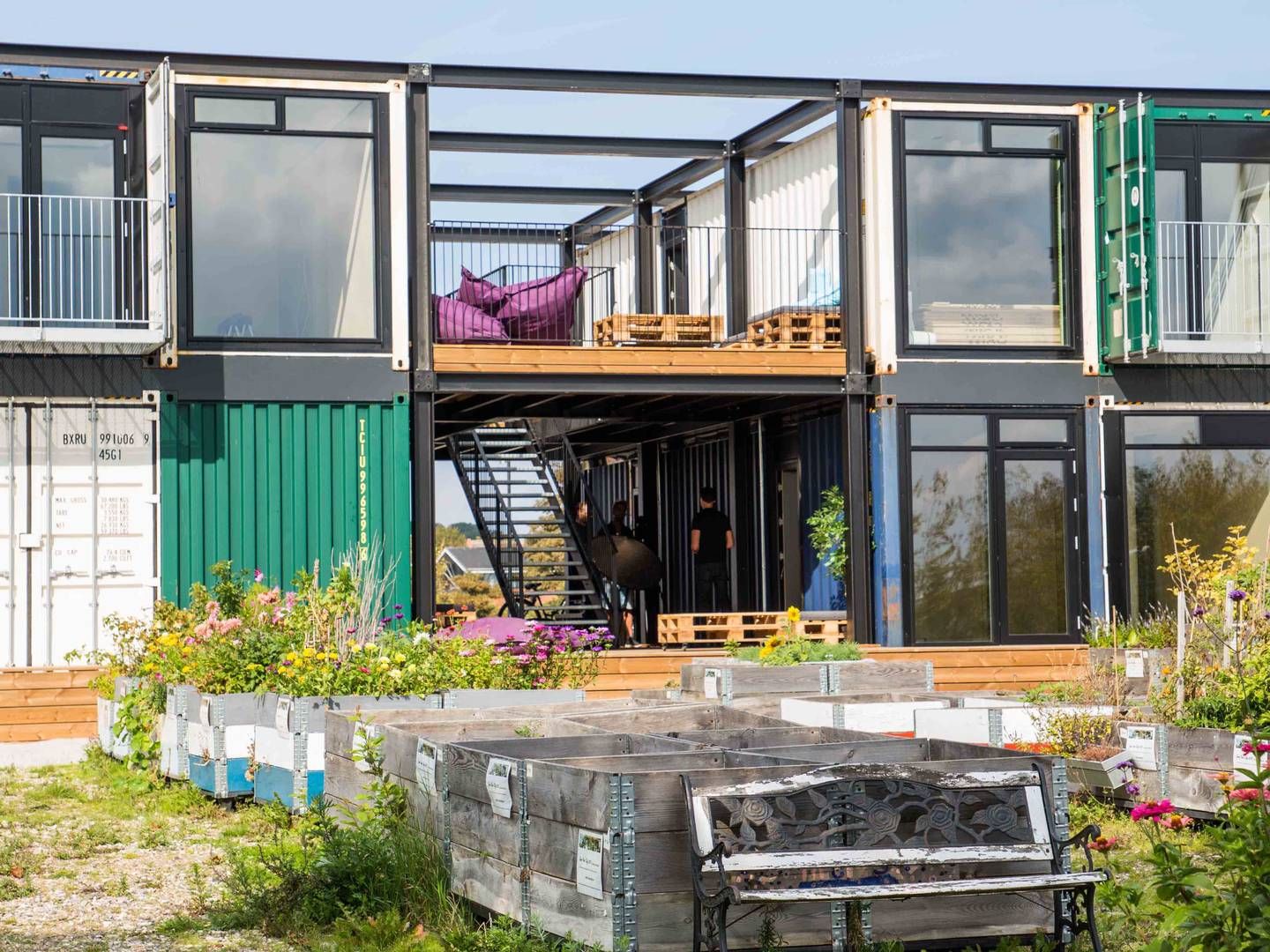 Container Livings byggeri i Fredericia. | Foto: Container Living