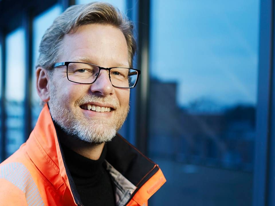 ØKTE TOPPLINJEN: Konsernsjef Jimmy Bengtsson i Veidekke. | Foto: Veidekke ASA