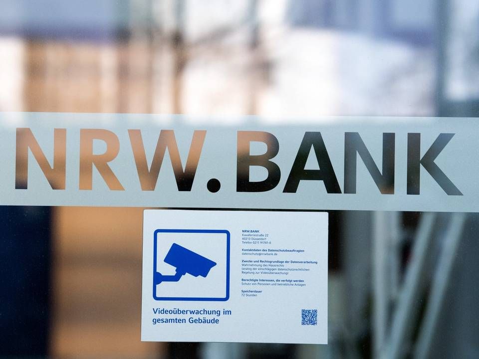 Logo der NRW Bank | Foto: picture alliance/dpa | Federico Gambarini