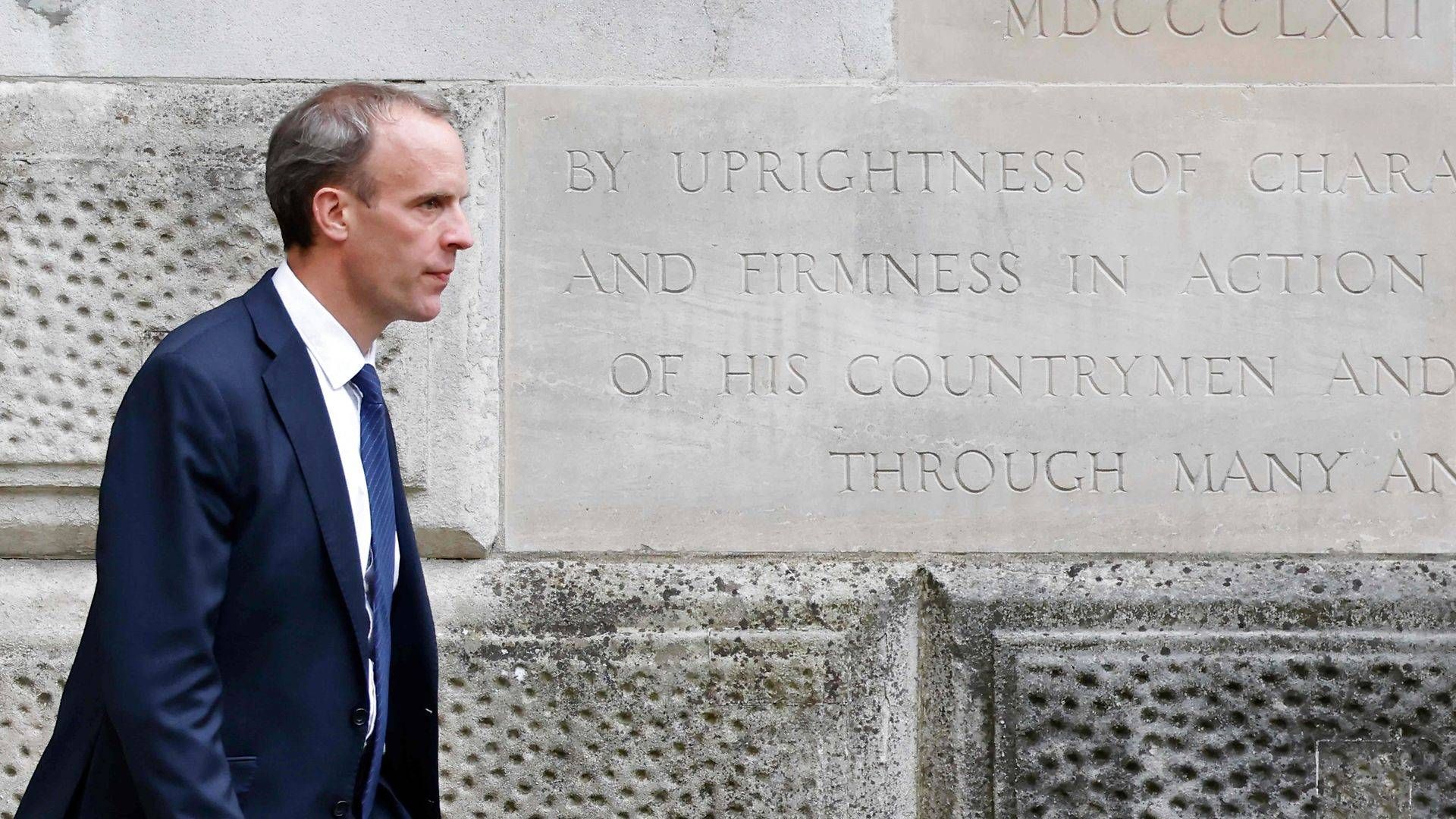 Storbritanniens udenrigsminister, Dominic Raab. | Foto: Tolga Akmen/AFP/Ritzau Scanpix