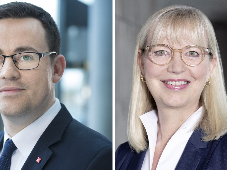 Die Verhandlungsführer: Jan Duscheck von Verdi und Sabine Schmittroth vom AGV Banken. | Foto: picture alliance/dpa | Kay Herschelmann / Commerzbank