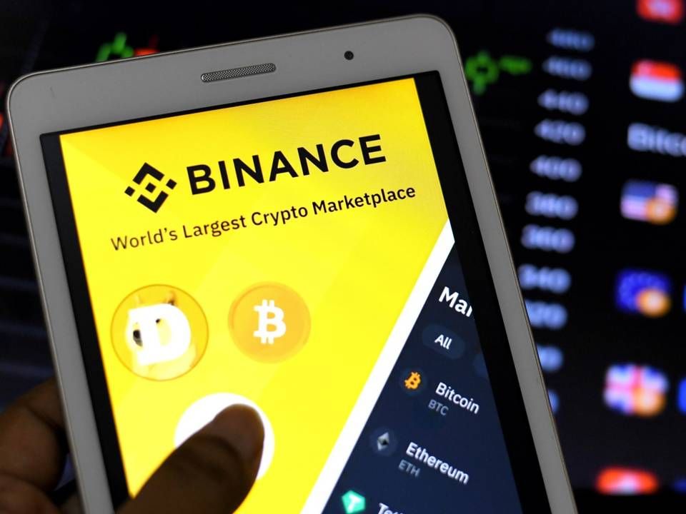 Startseite der Binance-App auf einem Smartphone | Foto: picture alliance / ZUMAPRESS.com | Avishek Das