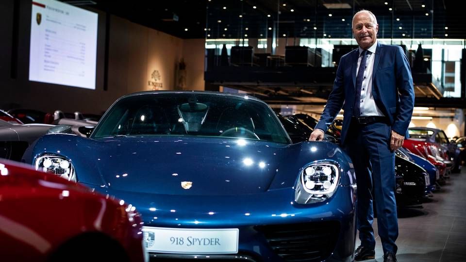 Torben Østergaard-Nielsen, der er danmarks sjetterigeste person, bringer nu sit luksus-bilfirma til Jylland. | Foto: Joachim Ladefoged/Ritzau Scanpix