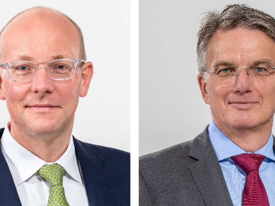 Die Co-Chefs der DZ Bank Cornelius Riese und Uwe Fröhlich | Foto: DZ Bank