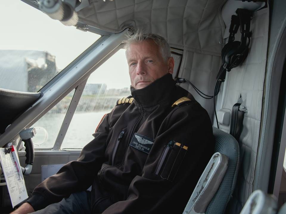 Direktør og kaptajn Lasse Rungholm, Nordic Seaplanes, er pænt sagt træt af Trafikstyrelsen. | Foto: Kasper Heden Andersen/JPA