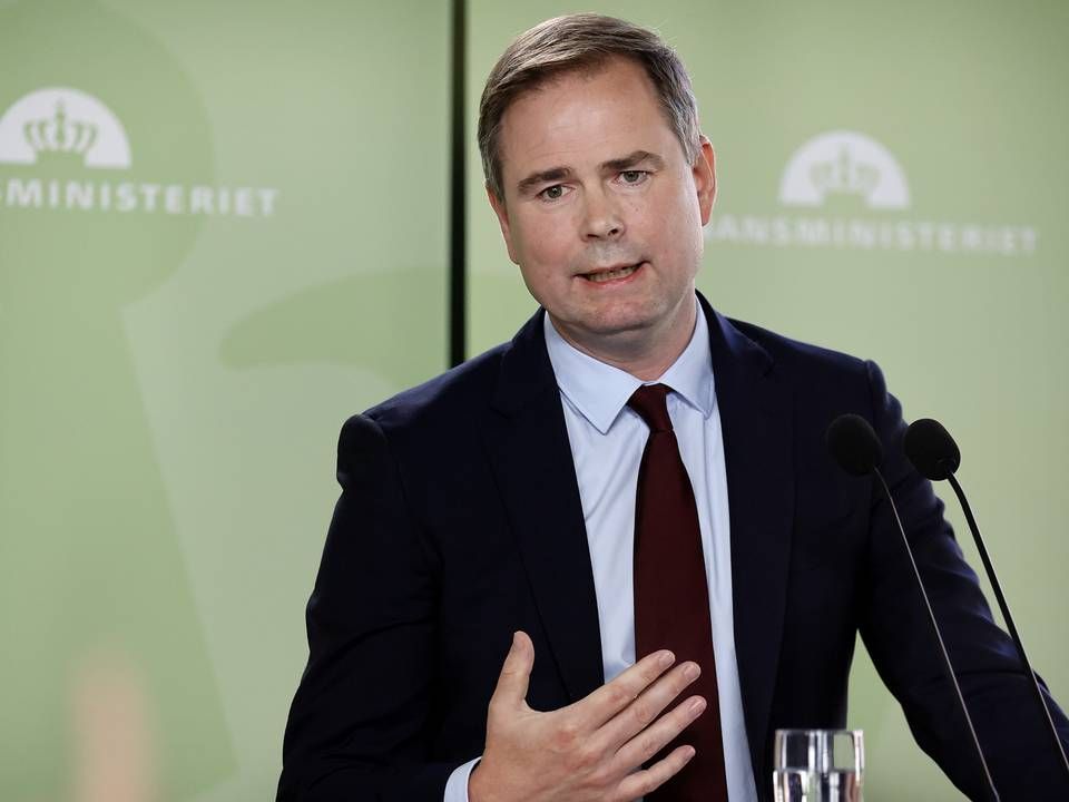 Finansminister Nicolai Wammen præsenterede mandag regeringens udspil til finansloven 2022 | Foto: Jens Dresling