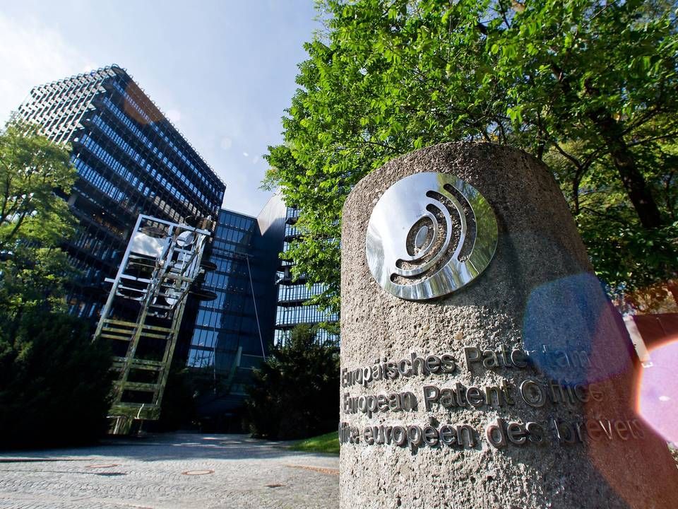 Det Europæiske Patentkontor i München. | Foto: Daniel Karmann/AP/Ritzau Scanpix