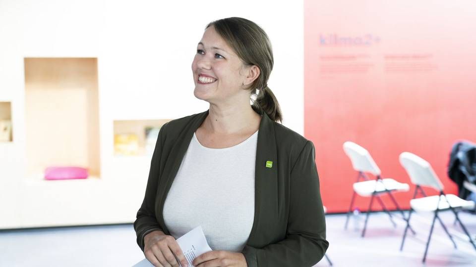 Partileder Une Basstholm i Miljøpartiet De Grønne. | Foto: Gorm Kallestad / NTB