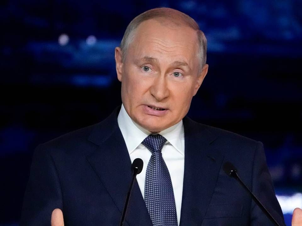 Den russiske præsident Vladimir Putin taler den 3. september på økonomisk konference i Vladivostok bl.a. om Nordøstpassagen. | Foto: POOL/REUTERS / X80003