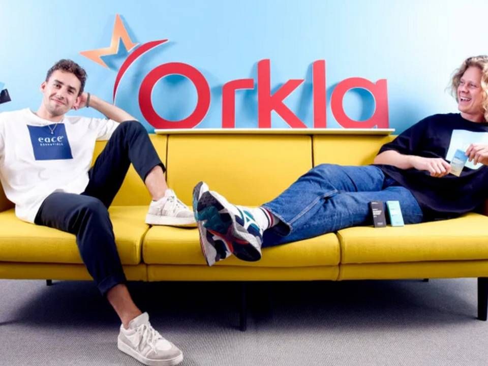 Asbjørn Dencker og Ziggi Harttung står bag Eace, der nu har fået Orkla som medejer. | Foto: PR / Orkla / Henrik Frydkjær