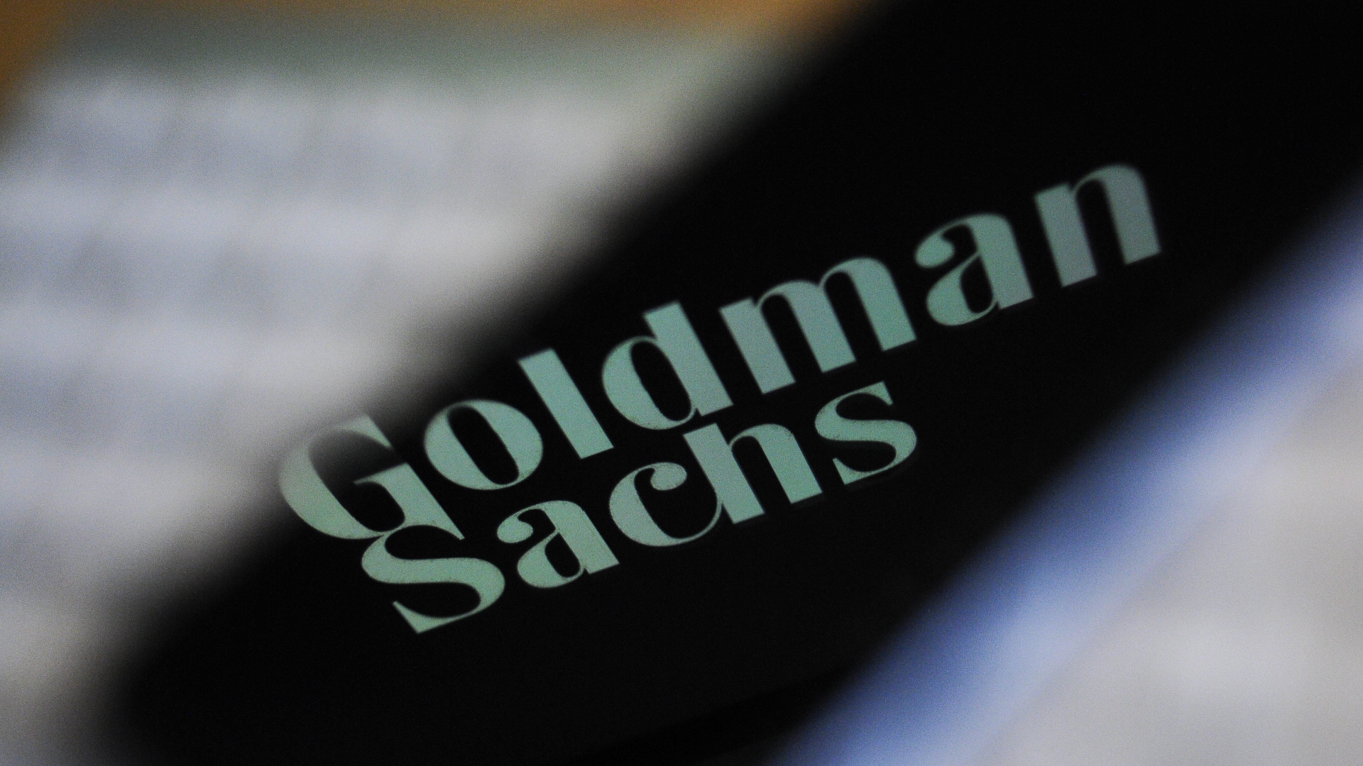 Schriftzug von Goldman Sachs | Foto: picture alliance / NurPhoto